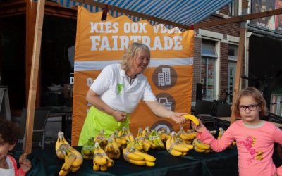 Fairtrade bananen bij Gilbert’s Gulle Tafel